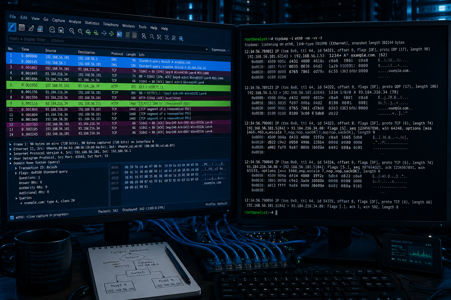 Cover image for: Wireshark vs tcpdump in 2026 — GUI vs CLI Network Analysis: Which Should You Master?