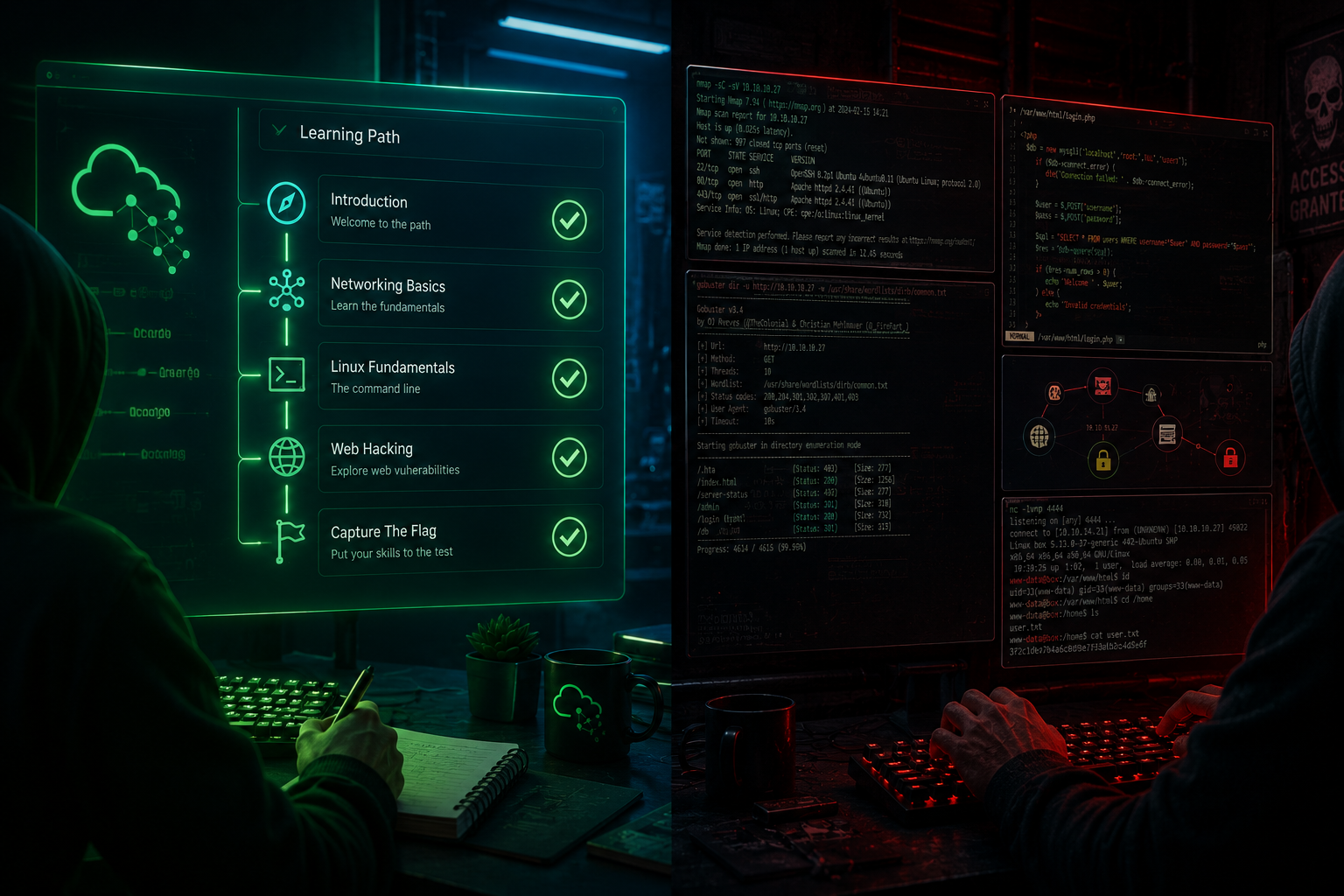 Cover image for: TryHackMe vs HackTheBox in 2026 — The Definitive Guide for Every Skill Level